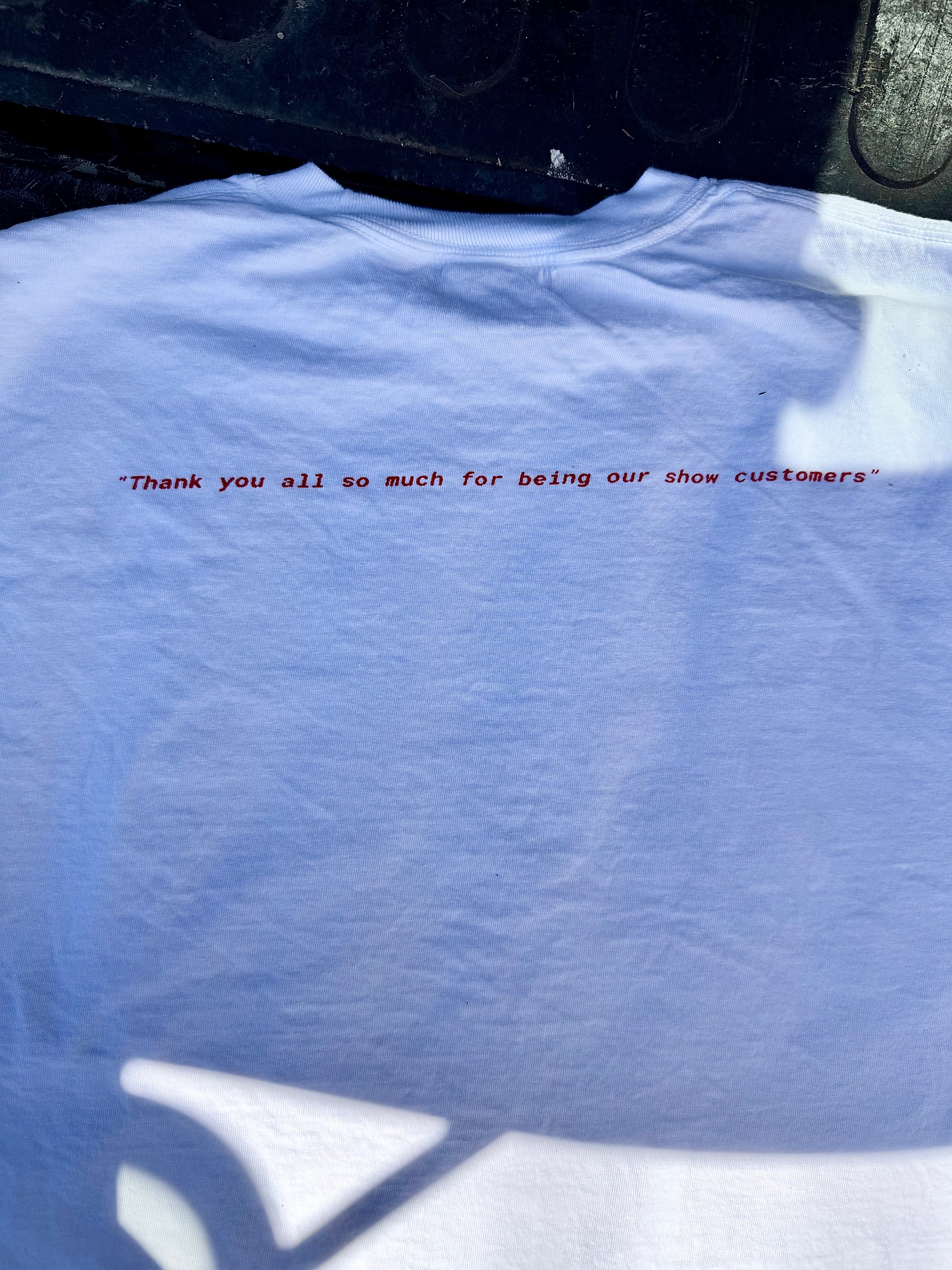 Back side of the Alexa Graphics "Freeway" T-shirt